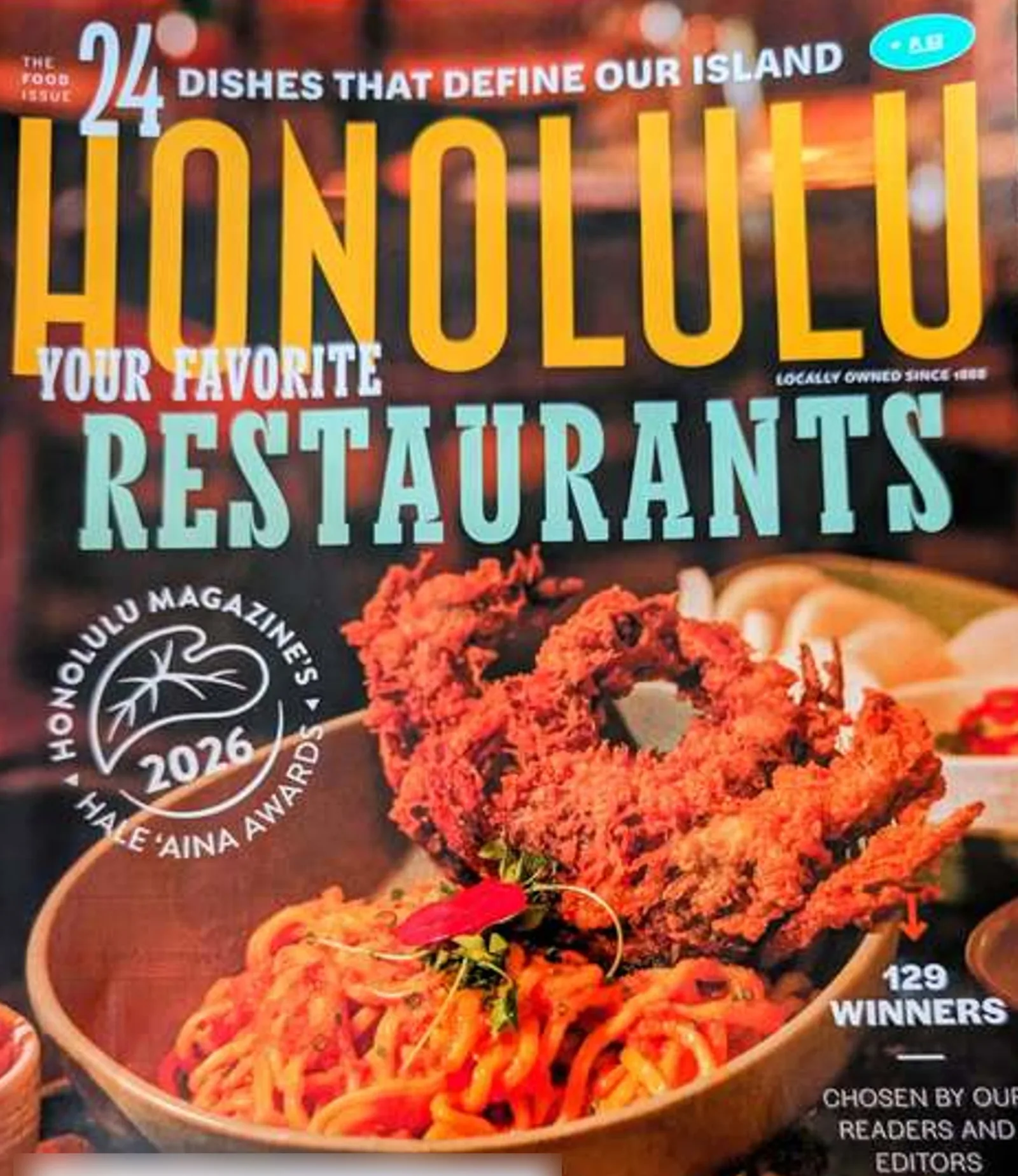 The 2026 HONOLULU Magazine restaurants issue