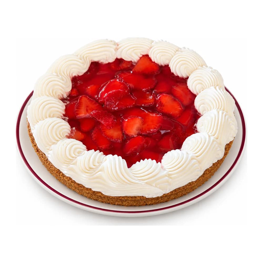 A whole strawberry cheesecake pie from Anna Miller’s